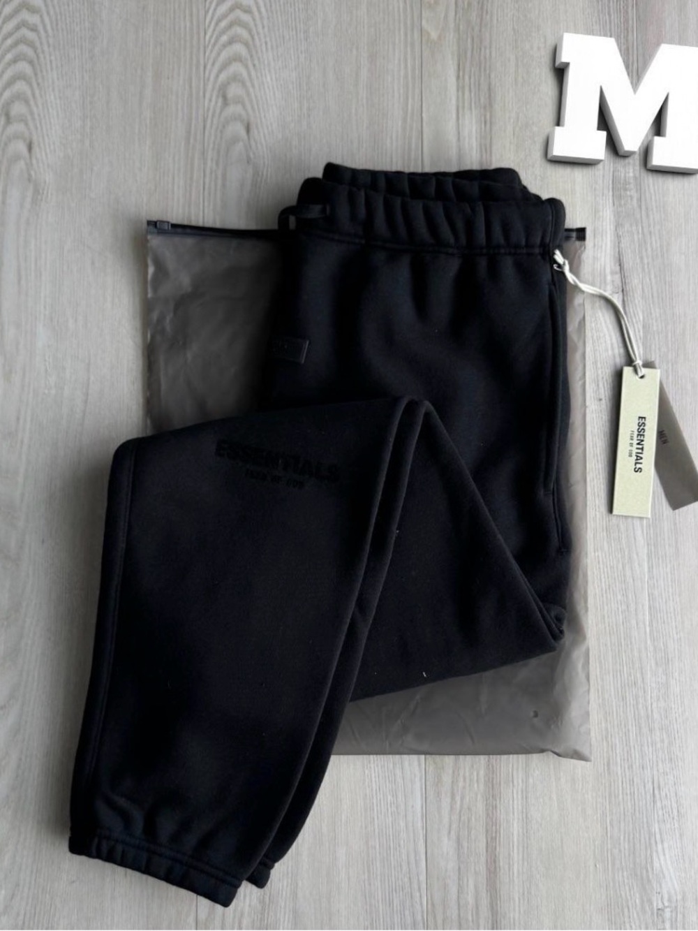 Essentials cuffed sweatpants stretch Limo Fear Of God